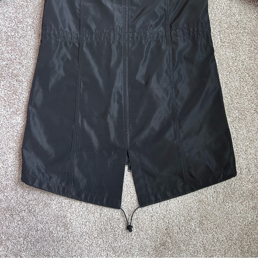 Mondetta Outdoor Project Women's XS Black Windbreaker Rain Jacket Hooded Long - Picture 10 of 11
